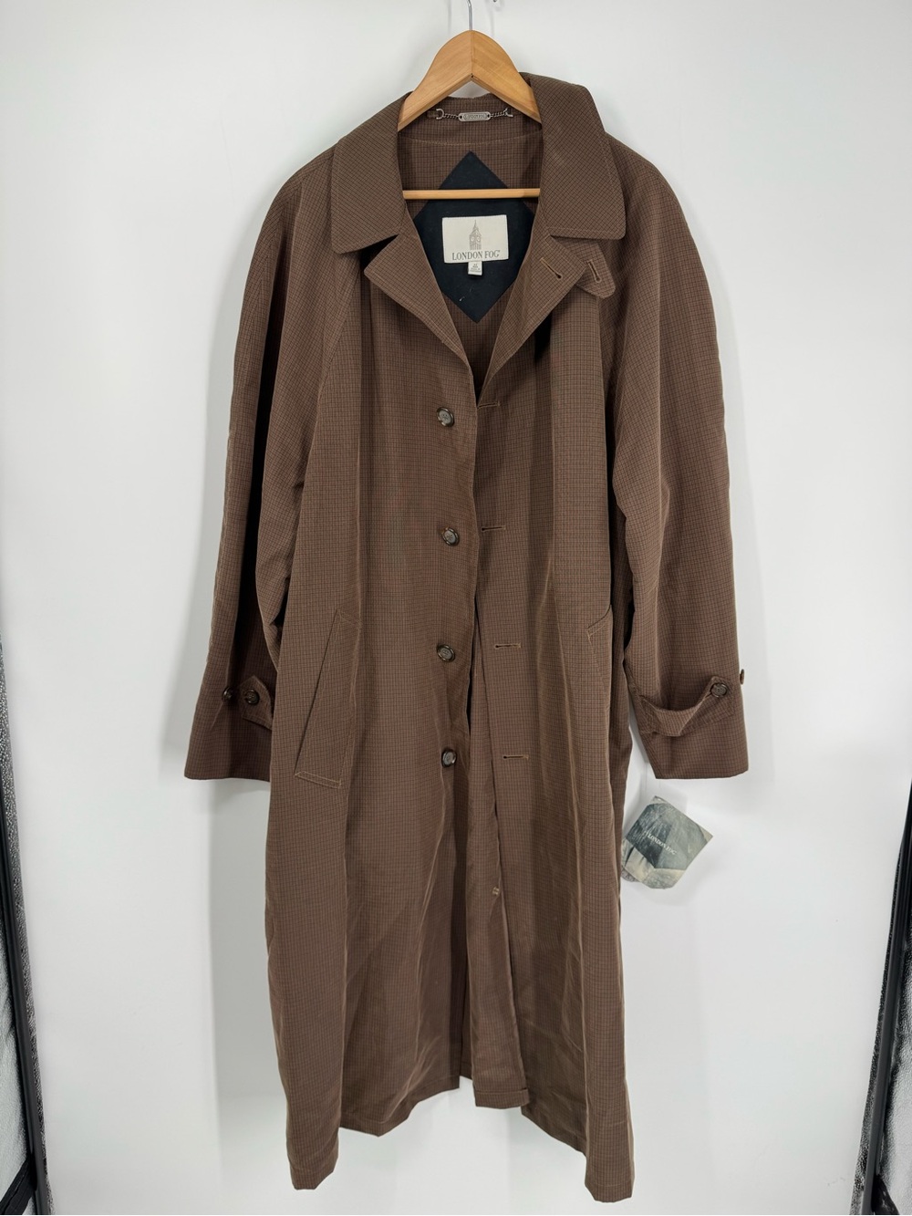 Vintage London Fog Trench Coat Size 44 Reg NWT